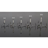 Maxbell Size 22 8Pcs Fishing Treble Hooks Fish Tackle Hooks Baits Lures Hook - Aladdin Shoppers