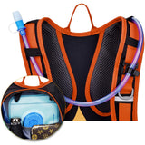 Maxbell 18L Cover Waterproof Breathable Cycling Bicycle Shoulder Backpack Orange - Aladdin Shoppers