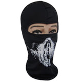 Maxbell Maxbell Skeleton Full Face Mask Bicycle CS Hood Scarf Single Hole Pattern 2