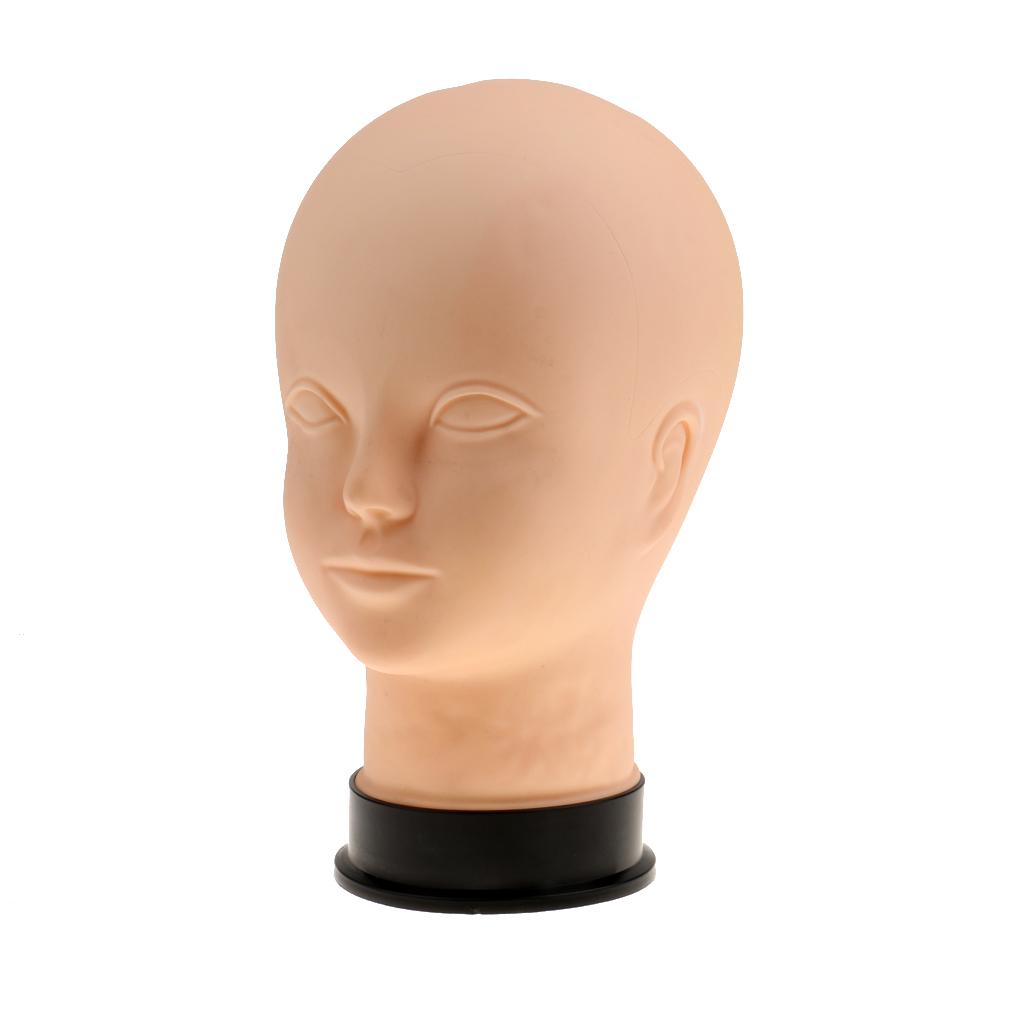 Maxbell New Opened Eyes Mannequin for Face Makeup Painting/ Eyelash Extension/ Wig Hat Display