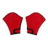 Maxbell Unisex Water Sports Webbed Swimming Gloves Snorkeling Paddles M Red - Aladdin Shoppers