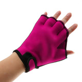 Maxbell Unisex Water Sports Webbed Swimming Gloves Snorkeling Paddles L Rose - Aladdin Shoppers
