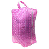 Maxbell Maxbell Waterproof EVA Travel Toiletry Bag Makeup Cosmetic Organizer S Rose Red