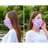 Maxbell Breathable Sun UV Block Mask Protection Neck Face Sports Wear Purple Print - Aladdin Shoppers