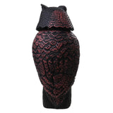 Maxbell 2 Pieces Realistic Owl Decoy With Rotating Head Bird Pigeon Crow Scarer Scarecrow - Aladdin Shoppers