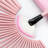 Maxbell Maxbell 32 Pcs Makeup Brushes Set Cosmetic Brushes Make up Kit with Pink Pouch Bag