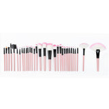 Maxbell Maxbell 32 Pcs Makeup Brushes Set Cosmetic Brushes Make up Kit with Pink Pouch Bag