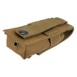 Maxbell Tactical Military Flashlight Torch Belt Holster Holder Pouch Khaki - Aladdin Shoppers