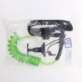 Maxbell Maxbell Adjustable Bodyboard Surfboard Coiled Bicep Wrist Leash Black, green