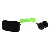 Maxbell Maxbell Adjustable Bodyboard Surfboard Coiled Bicep Wrist Leash Black, green