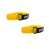 Maxbell Maxbell 2 Bicycle Handlebar Head Light Strap Bike Phone Pump Fixing Band 25cm Yellow