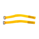 Maxbell Maxbell 2 Bicycle Handlebar Head Light Strap Bike Phone Pump Fixing Band 25cm Yellow