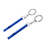 Maxbell 2pcs Outdoor Survival Camping Training Emergency Safety Whistle Royal Blue - Aladdin Shoppers