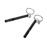 Maxbell 2pcs Outdoor Survival Camping Training Emergency Safety Whistle Black - Aladdin Shoppers