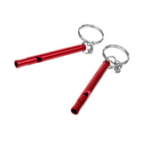 Maxbell Maxbell 2pcs Outdoor Survival Camping Training Emergency Safety Whistle Red
