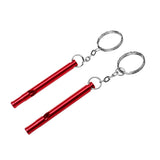 Maxbell Maxbell 2pcs Outdoor Survival Camping Training Emergency Safety Whistle Red