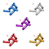 Maxbell Maxbell 5PC 4mm Alloy Bike Bicycle Brake Shift Housing Line Ferrules End Caps Blue