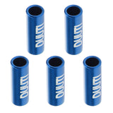 Maxbell Maxbell 5PC 4mm Alloy Bike Bicycle Brake Shift Housing Line Ferrules End Caps Blue