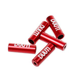 Maxbell 5PC 4mm Alloy Bike Bicycle Brake Shift Housing Line Ferrules End Caps Red - Aladdin Shoppers