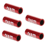 Maxbell 5PC 4mm Alloy Bike Bicycle Brake Shift Housing Line Ferrules End Caps Red - Aladdin Shoppers