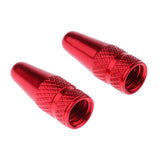 Maxbell 2pcs Cycling MTB Bike Aluminum Alloy Presta Valve Cap Dust Cover Rose - Aladdin Shoppers