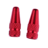 Maxbell 2pcs Cycling MTB Bike Aluminum Alloy Presta Valve Cap Dust Cover Rose - Aladdin Shoppers