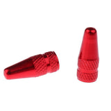 Maxbell 2pcs Cycling MTB Bike Aluminum Alloy Presta Valve Cap Dust Cover Rose - Aladdin Shoppers