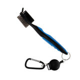 Maxbell 2 Sided Golf Club Brush Groove Ball Cleaning Snap Clip Blue - Aladdin Shoppers