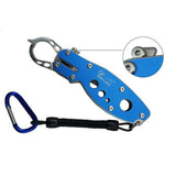 Maxbell Compact Stainless Steel Fishing Lip Grip Grabber Trigger Gripper Tool Blue - Aladdin Shoppers