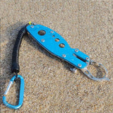 Maxbell Compact Stainless Steel Fishing Lip Grip Grabber Trigger Gripper Tool Blue - Aladdin Shoppers