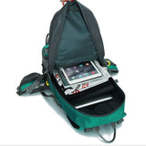 Maxbell 40L Waterproof Outdoor Climbing Backpack Camping Hiking Rucksack Bag Blue - Aladdin Shoppers