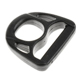 Maxbell Maxbell D Ring Hanging Belt Carabiner Hook Webbing Buckle Backpack Strap Buckle 20MM