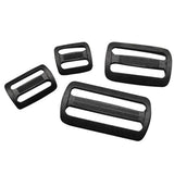 Maxbell Maxbell 1 Pcs Black Heavy Duty Plastic Slide Buckle for Webbing Strap 38MM