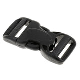 Maxbell Maxbell Plastic Black Side Release Buckle for Paracord Bracelet Strap Webbing 20mm