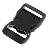Maxbell Plastic Black Side Release Buckle for Paracord Bracelet Strap Webbing 38mm - Aladdin Shoppers