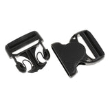 Maxbell Plastic Black Side Release Buckle for Paracord Bracelet Strap Webbing 38mm - Aladdin Shoppers