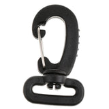 Maxbell Nylon Swivel Snap Hook Clip Backpack Webbing Buckle Black 25MM - Aladdin Shoppers