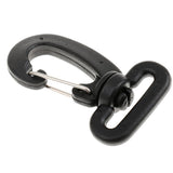 Maxbell Nylon Swivel Snap Hook Clip Backpack Webbing Buckle Black 25MM - Aladdin Shoppers