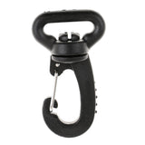 Maxbell Nylon Swivel Snap Hook Clip Backpack Webbing Buckle Black 20MM - Aladdin Shoppers
