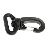 Maxbell Nylon Swivel Snap Hook Clip Backpack Webbing Buckle Black 20MM - Aladdin Shoppers