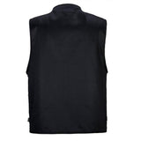 Maxbell Men's Utility Multi Pocket Zip Hunting Fishing Travel Outdoor Vest Black XL - Aladdin Shoppers