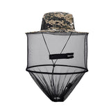 Maxbell Anti Mosquito Mesh Head Face Protection Fishing Mask Hat  Digital Camouflage