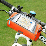Maxbell Maxbell Bicycle Mobile Phone Pouch Handlebar Bag with Touch Screen Round Green