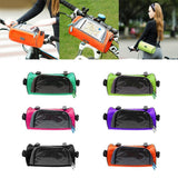 Maxbell Bicycle Mobile Phone Pouch Handlebar Bag with Touch Screen Round Pink - Aladdin Shoppers