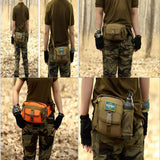Maxbell Maxbell Outdoor Cycling Military Waist Pack Molle Shoulder Bag Brown
