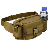 Maxbell Maxbell Outdoor Cycling Military Waist Pack Molle Shoulder Bag Brown