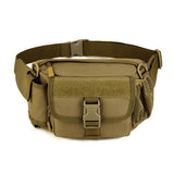 Maxbell Maxbell Outdoor Cycling Military Waist Pack Molle Shoulder Bag Brown