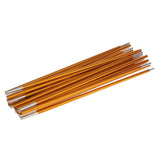 Maxbell Maxbell Foldable Retractable 11 Sections Tent Poles Outdoor Travel Hiking Accessories 395cm Gold