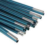 Maxbell Maxbell Aluminum Alloy 11 Section Spare Replacement Tent Poles 408cm Blue