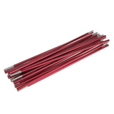 Maxbell Maxbell Aluminum Alloy 11 Section Spare Replacement Tent Poles 465cm Dark red